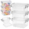 Plastikinė dėžutė - 55x45x15mm - Uždara talpykla - Organizatorius