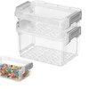 Plastikinė dėžutė - 55x45x15mm - Uždara talpykla - Organizatorius