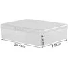 Plastikinė dėžutė - 55x50x15mm - Uždara talpykla - Organizatorius