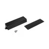 Plastikinė dėžutė Kradex Z51U juoda 154x49x27mm
