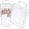 Plastikinė dėžutė su dvigubu užsegimu - 63.5x48x21mm - Rakinamas konteineris - Organizatorius