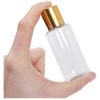 Plastikinis butelis su metaliniu dangteliu 30ml - mėginio buteliukas