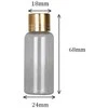 Oem Plastikinis buteliukas su metaliniu dangteliu 20ml - Mėginio buteliukas