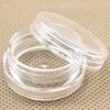 Oem Plastikinis indelis 10ml - užsukamas stiklainis su blizgučiais, varžtais