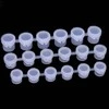 Oem Plastikinis indelis 6x5ml su kubiniu cirkoniu - kombinuoti, uždari indai