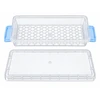 Plastikinis konteineris su dangteliu ir spaustuku 205x85x40mm užrakinamas organizatorius