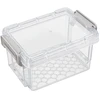 Plastikinis konteineris su dangteliu ir spaustuku 125x85x70mm užrakinamas organizatorius