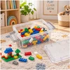 Plastikinis konteineris su dangteliu ir spaustuku 125x85x70mm užrakinamas organizatorius