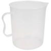 Oem Plastikinis matavimo puodelis 400 ml - virtuvinis matavimo puodelis 0.4 l - ąsotis su rankena