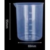 Oem Plastikinis puodelis su matavimo puodeliu 250/300ml - virtuvės matavimo puodelis