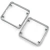 Plastikinis rėmelis - plastikinis rėmelis M5Stack modulių prototipams - pilkas - 2 vnt - M5Stack A119