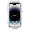 Plastikinis vandeniui atsparus telefono dėklas Puluz skirtas iPhone 14 Plus/Pro Max/13 Pro Max/12 Pro Max/11 Pro Max (baltas)