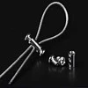 Oem Plieninio kabelio tvirtinimas - E tipas 5.9x10mm - plieno kabelio gnybtas