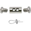 Oem Plieninio troso tvirtinimas - F tipas 7x14mm - plieno kabelio gnybtas