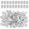 Oem Plieninis kabelio gnybtas - 5 mm kabeliui - 10 vnt - ovali aliuminio mova
