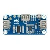 PoE Ethernet/USB HUB HAT, skirtas Raspberry Pi Zero - Waveshare 19635