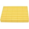 Poliravimo blokelis Mini nagų kempinėlės 50 vnt, Geltoni 3.5x2.50x1 cm