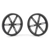 Oem Pololu ratai 90x10mm juodi - 2 vienetai