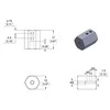 Oem Pololu šešiakampis ratų adapteris 12mm/3mm 2 vienetai