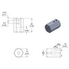 Oem Pololu šešiakampis ratų adapteris 12mm/6mm - 2 vienetai