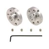 Oem Pololu universali aliumininė montavimo stebulė 6mm velenui M3 skylės - 2 vienetai