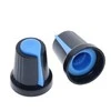 Oem Potenciometro rankenėlė - 6mm velenas - 17mm aukščio - Mėlyna - 1 vnt
