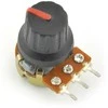 Oem Potenciometro rankenėlė GC16 raudona - 6/16mm - x5