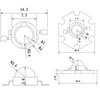 Oem Power LED Star 3W - RGB su radiatoriumi