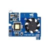 Power over Ethernet HAT (D), PoE ir 802.3af tinklo maitinimo priedėlis, Raspberry Pi 3B+/4B, Waveshare 19532