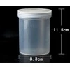 Oem PP prisukamas indas – 500 ml – juodas – apvalus