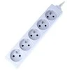 LANBERG PS0-05E-0150-W 1.5M Baltas 5X 230V Lanter EXTENSION PL. CABLE FROM FULL COPPER