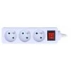 LANBERG PS1-03E-0150-W 1.5M Baltas LANTERGE CURVE 3X 230V PL WITH CIRCUIT BREAKER FULL COPPER