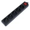 LANBERG PS1-05E-0300-BK 3M Juodas LANTERGE CURVE 5X 230V PL SU GRANDINĖS IŠJUNGIKLIU PILNAS VARIS