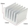 Oem Presuotas aliuminio radiatorius - 13x13x10mm sidabrinis - aušinimo radiatorius