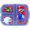 Priešpiečių dėžutė vaikams STOR 21420 3 skyriai Super Mario (mėlyna ir raudona)