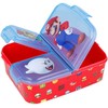 Priešpiečių dėžutė vaikams STOR 21420 3 skyriai Super Mario (mėlyna ir raudona)