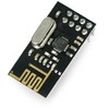 Oem Radijo modulis nRF24L01+ 2.4GHz - THT siųstuvas/imtuvas - juodas
