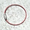 Oem Raktų pakabukas – violetinė – pakabukas – prisukamas plieno raktų pakabukas – 15 cm
