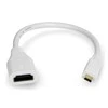Raspberry MicroHDMI - HDMI adapteris 0.235m Baltas