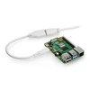 Raspberry MicroHDMI - HDMI adapteris 0.235m Baltas