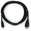 Raspberry MicroHDMI - HDMI kabelis 1m Juodas