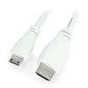 Raspberry MiniHDMI - HDMI 1m Baltas