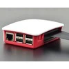 Raspberry Pi 3B raudoname dėkle su kabeliu