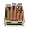 Oem Raspberry Pi 4B aliumininis radiatorius - dėžutė vario spalvos