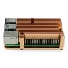 Oem Raspberry Pi 4B aliumininis radiatorius - dėžutė vario spalvos