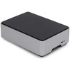 Oem Raspberry Pi 5 dėklas – aliuminis – sidabrinė-juoda – Flirc