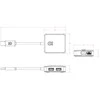 Raspberry Pi USB 3 Hub – 4 prievadų USB šakotuvas