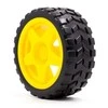 Oem Ratas 68x26mm - skirtas robotams ir "pasidaryk pats" transporto priemonėms - su B tipo protektoriumi