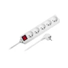 Rebal elektros tinklo ilgintuvas Rebel 5 lizdai su jungikliu 5m - 1.5mm