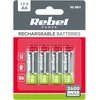 REBEL AA baterija, 2600 mAh, Ni-MH, 1.2 V, 4 vnt./bl, R6